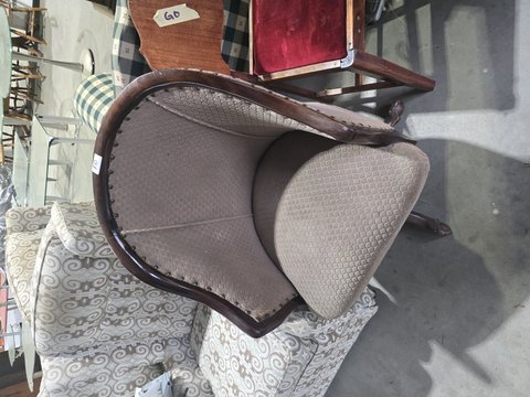 Brown swivel chair
