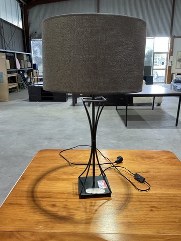 Table Lamp - "Black Metal Lamp" "Black Metal Lamp"