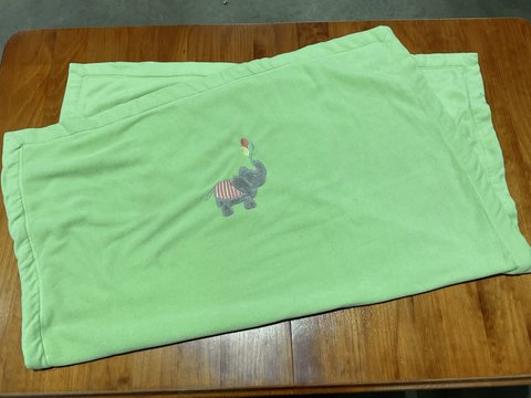 Baby Blanket - "Green" "Green"