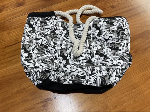 Bags - "Black Floral" "Black Floral"