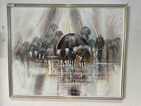 Art - Framed - "Umbrellas" "Umbrellas"
