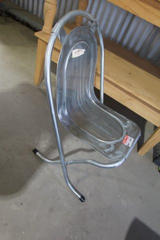 Outdoor Chair - Metal Sokol - New in Wrapping - "Silver" "Silver"