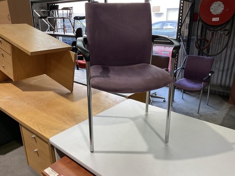 Stackable Purple Chair