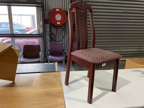 Dining Chair - Red Wood