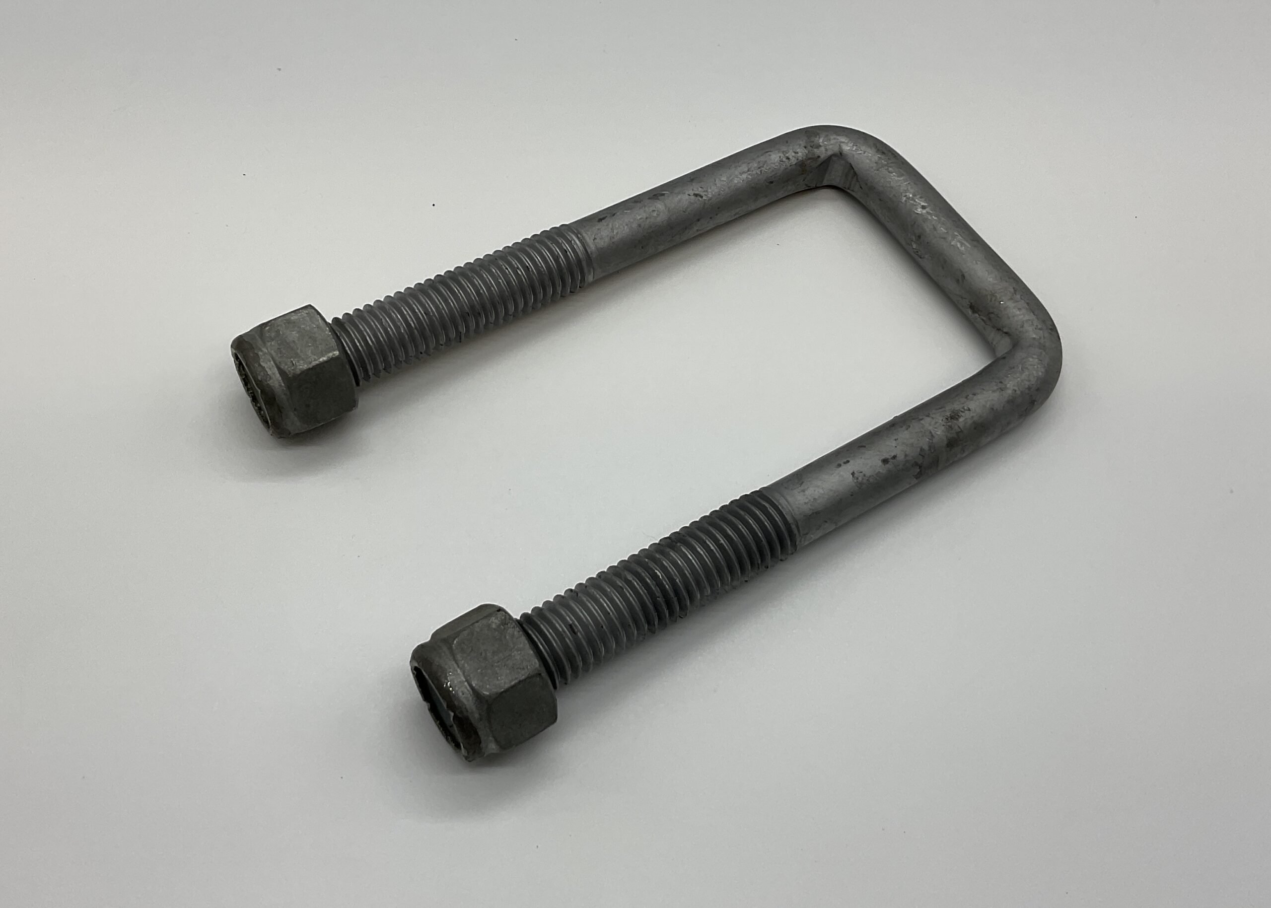 U-Bolt with Nyloc Nuts 1/2" - Galvanised - "50x115mm" "50x115mm"
