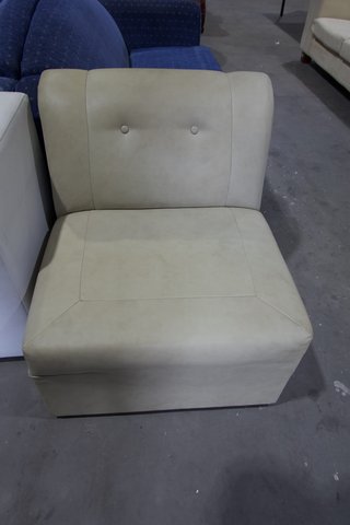 Slider Chair Cream Vinyl
