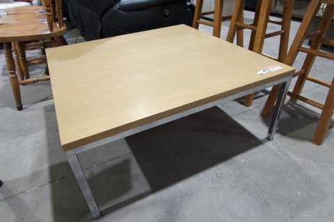 Coffee Table - Large Square Short Beech