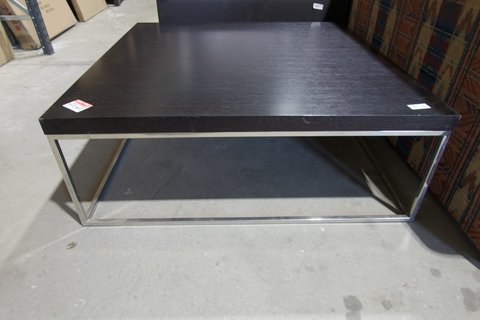 Coffee Table - Large Square Short Brown