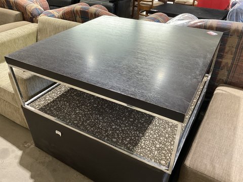 Thumbnail for Coffee Table - Large Square Short Brown - 3