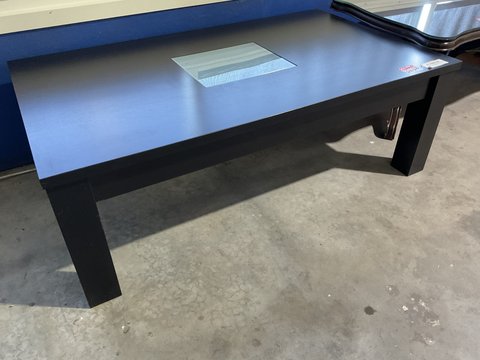 Coffee Table - Rectangle with Glass Center
