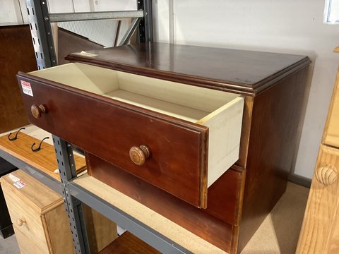 Thumbnail for Side Table - Wide 2 Drawer - 3