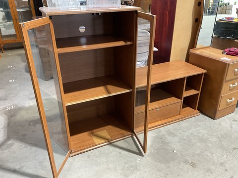 Entertainment Unit - with Display Cabinet