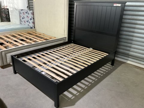 Bed Frame - Dark Chocolate Brown Double Bed