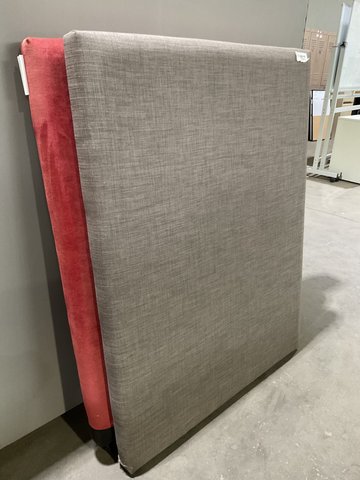 Bed Headboard - Latte Fabric