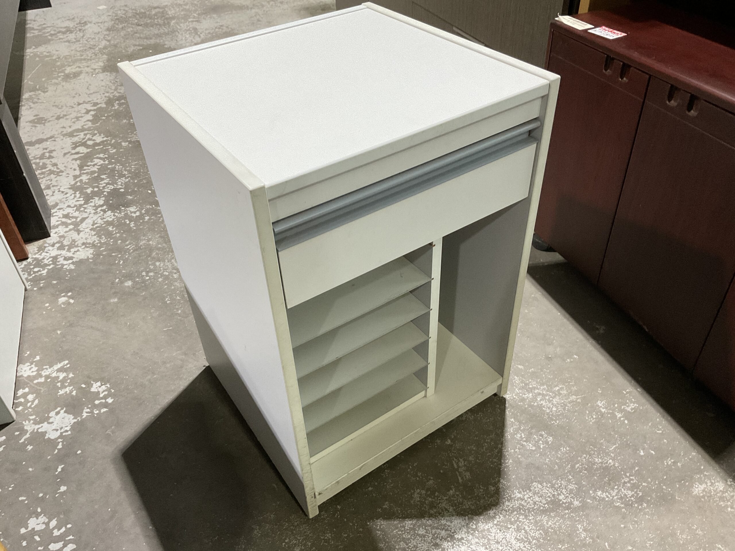 Mobile Pedestal - Open Front with 1 Drawer