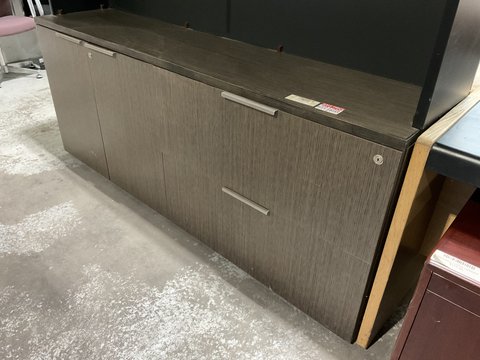 Thumbnail for Credenza - Timber Vaneer with 2 Cupboard & 2 File Drawers - 2