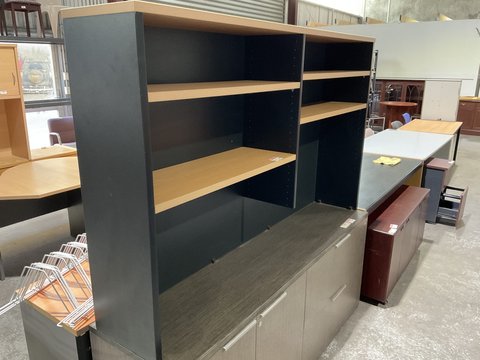 Desk Hutch - Tall Beech