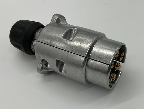 Thumbnail for Trailer Socket 7 Pin Round Metal - Narva - 2