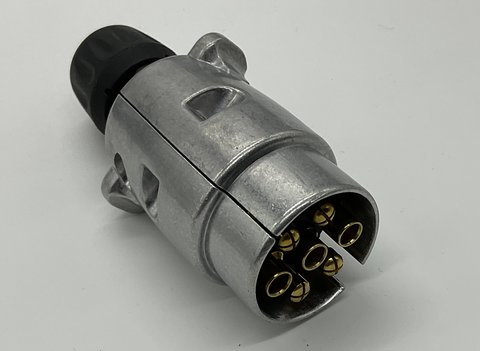 Trailer Socket 7 Pin Round Metal - Narva