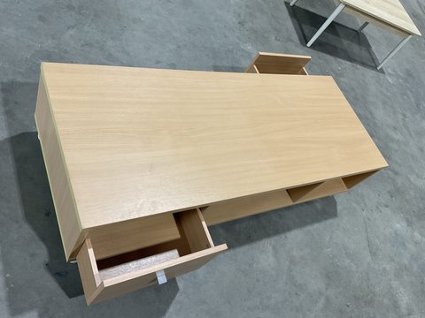 Thumbnail for Coffee Table - White Pine Laminate 2 Drawers - 2
