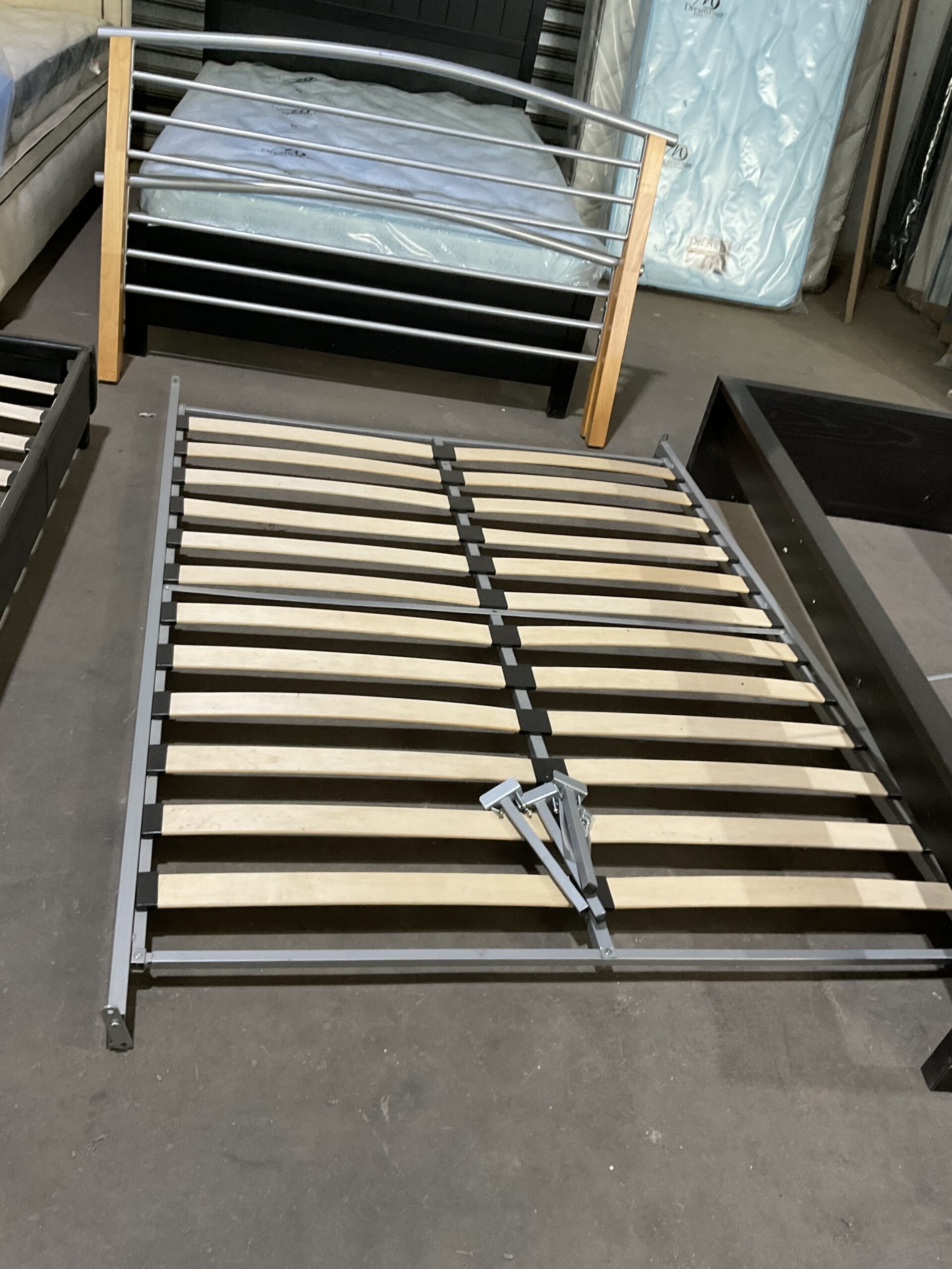Timber and steel Queen BedFrame