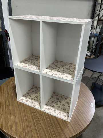 Thumbnail for Cube Storage - White Floral - 2