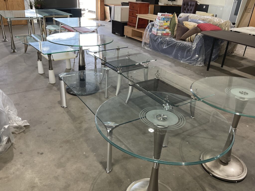 New Glass Tables