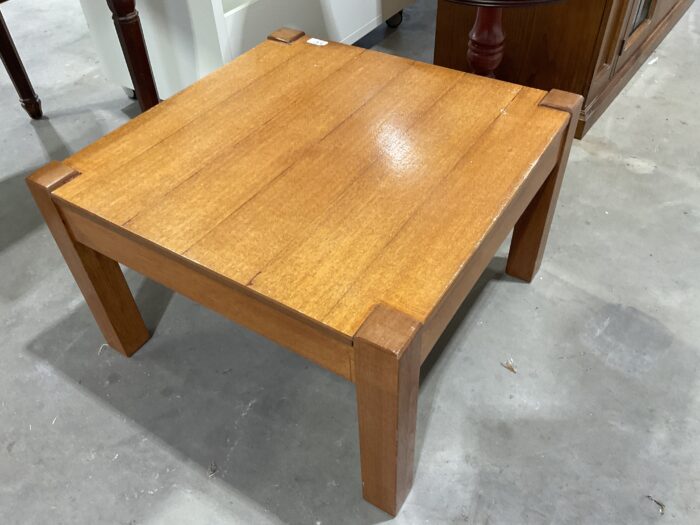 Wooden  Coffee Side Table Square Legs