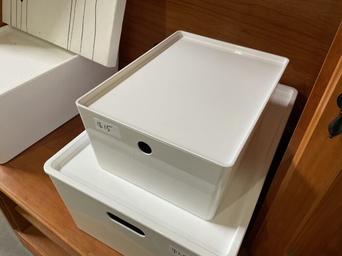 White Storage Boxes - Image 5